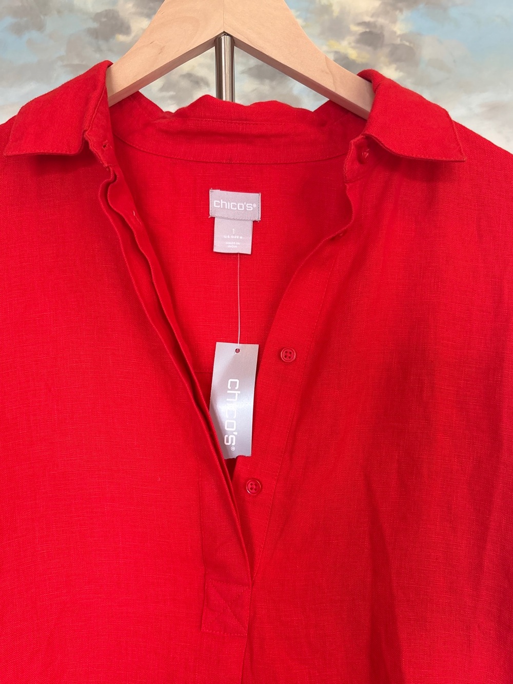NWT Chico’s Pullover Dress, sz 8 (Chico’s sz 1) - Picture 4 of 8